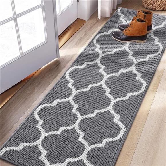 Indoor Door Mat, 59x20, Non-Slip Absorbent Resist Dirt Entrance Mat, Washable - Picture 1 of 6